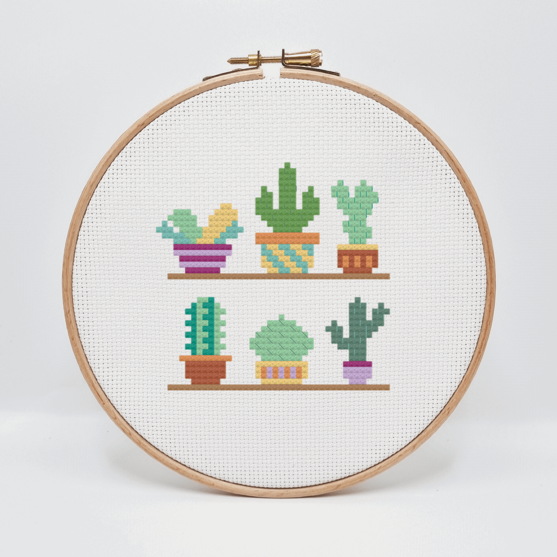 Cacti Sampler Counted Cross Stitch Kit