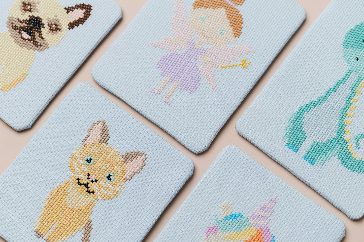 Cat Counted Cross Stitch Kit for Children