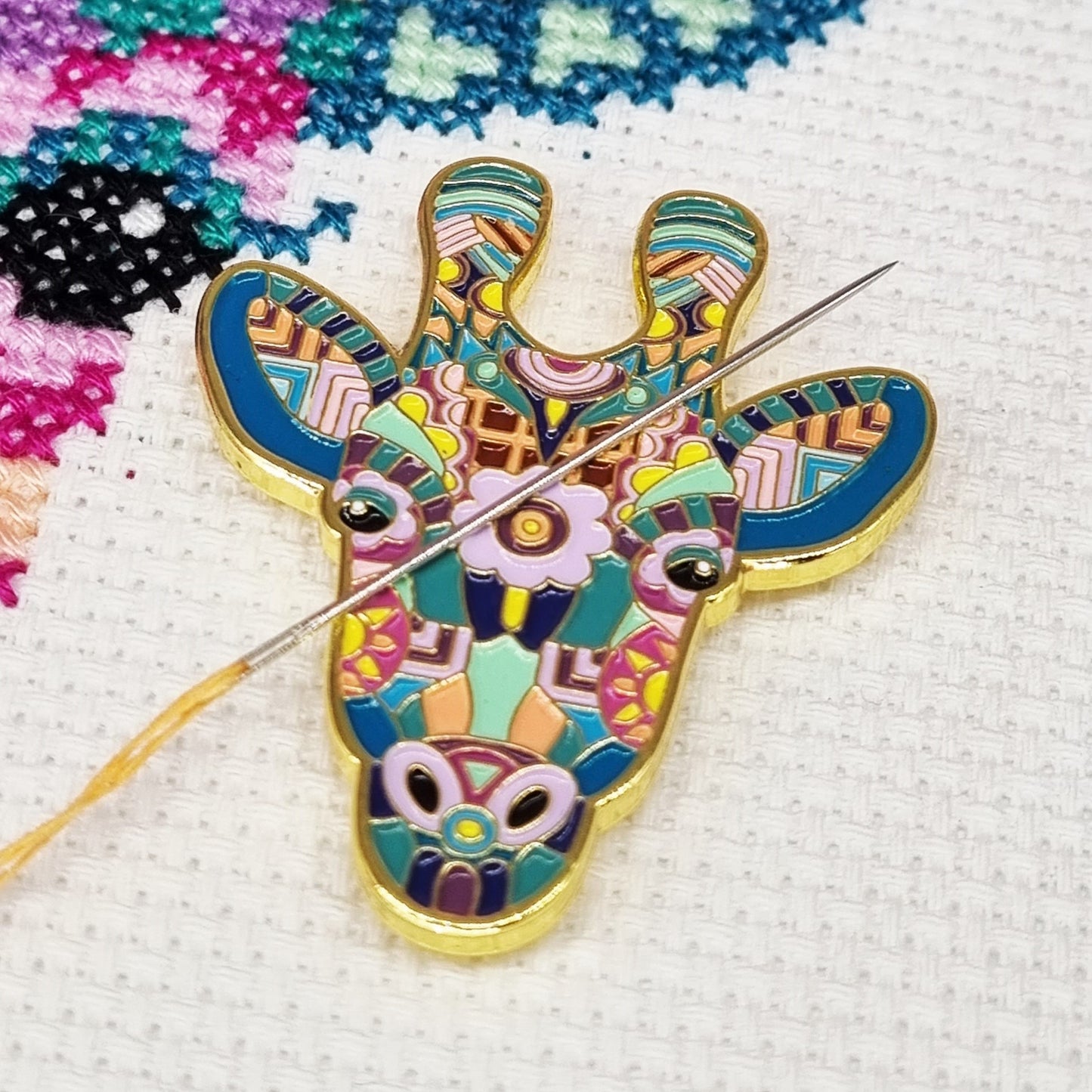 Mandala Giraffe Cross Stitch Kit