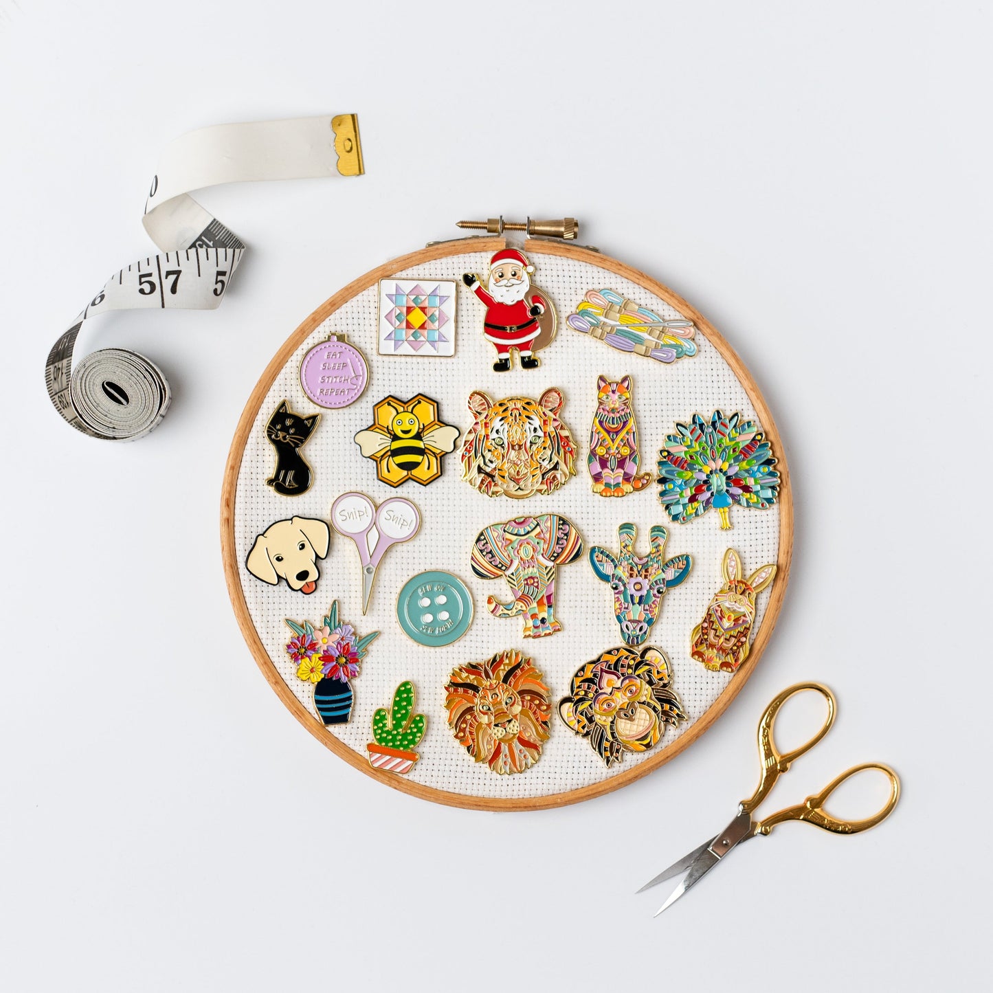 Mandala Penguin Cross Stitch Kit