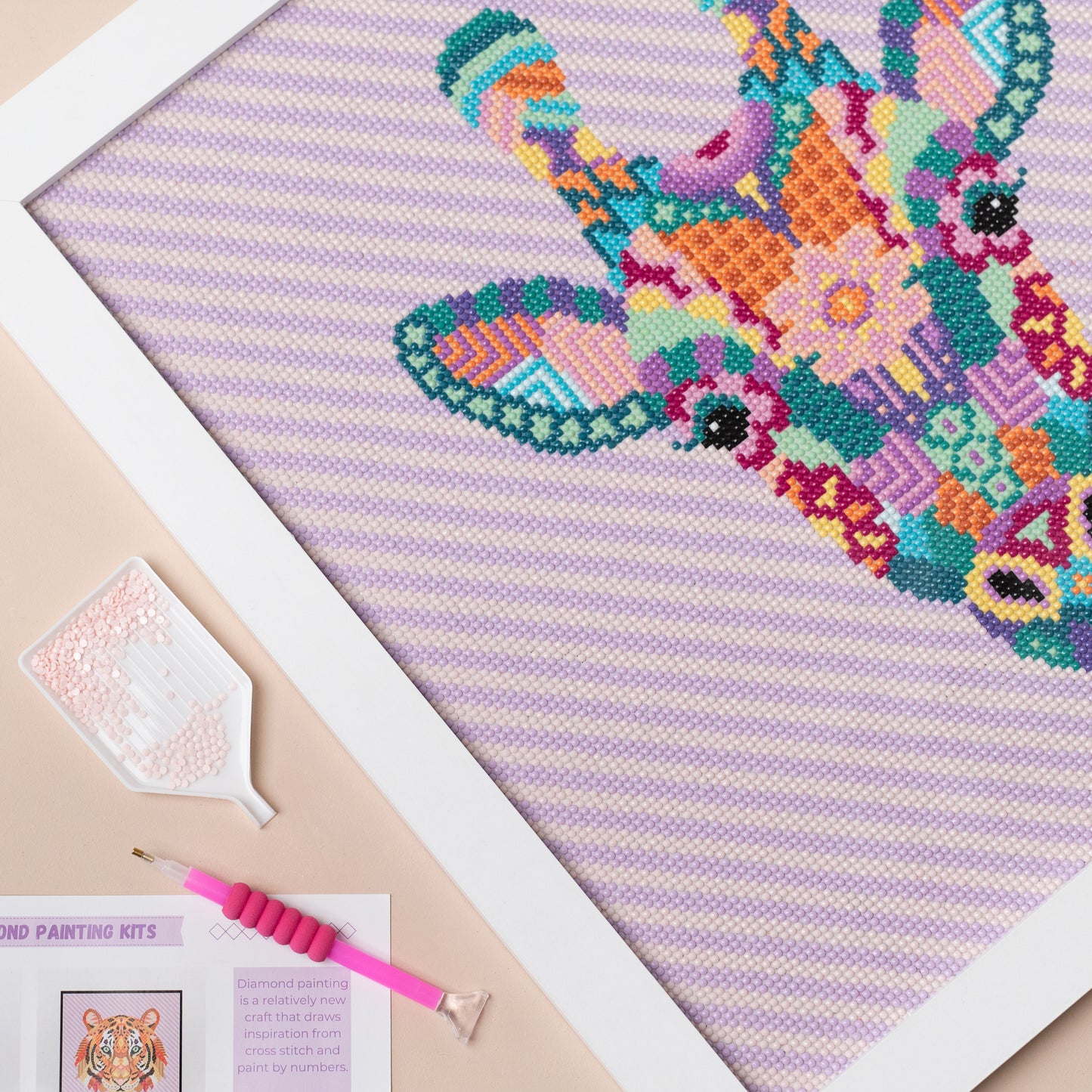 Mandala Giraffe Diamond Painting Kit