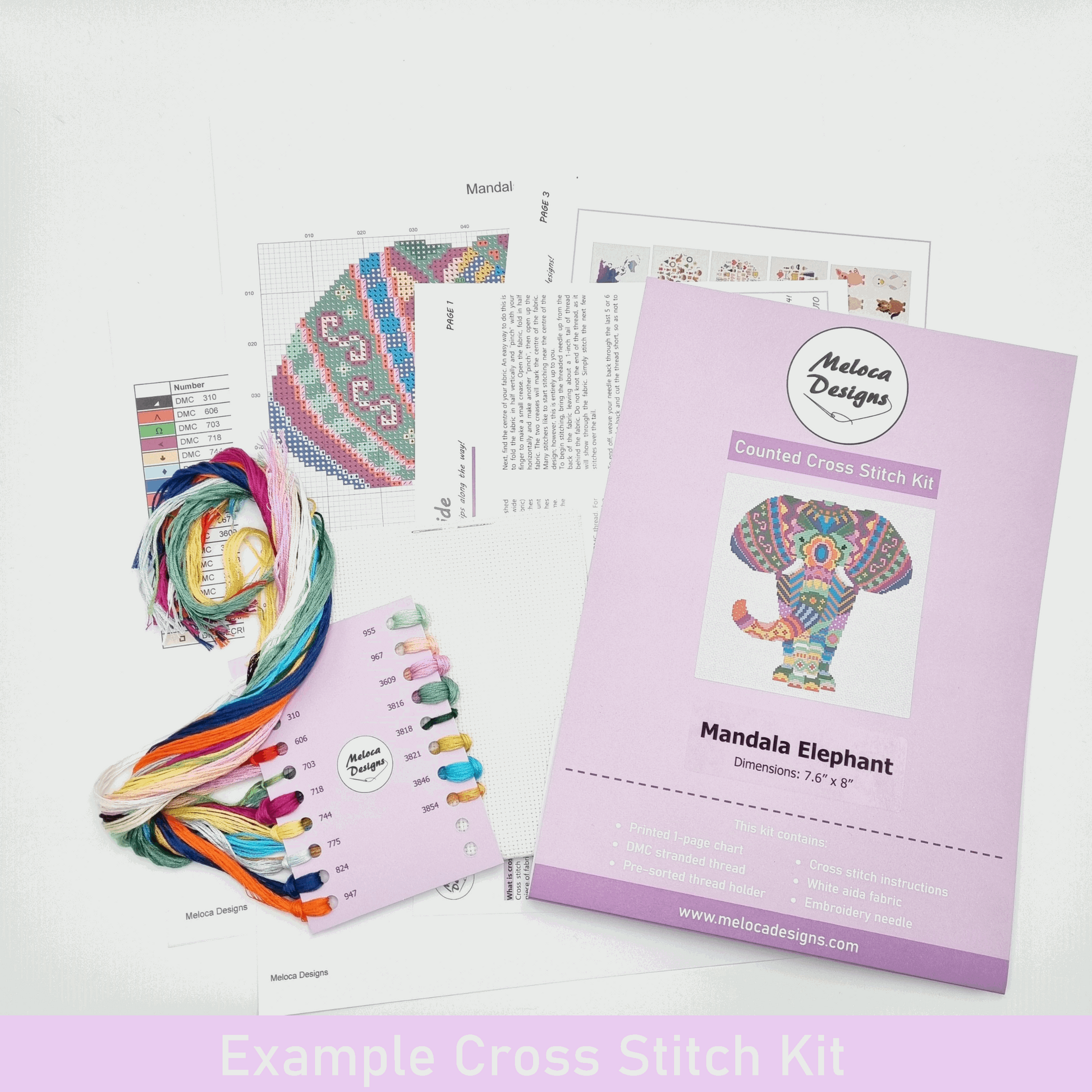 Cacti Sampler Counted Cross Stitch Kit