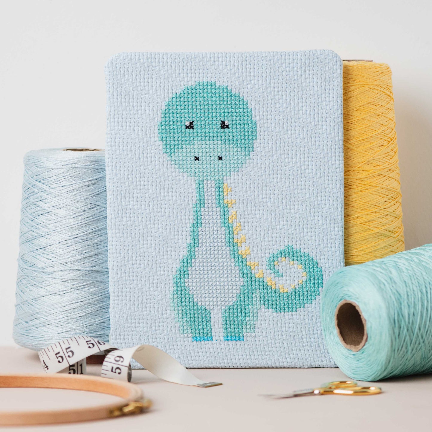 Dinosaur Counted Cross Stitch Kit for Children