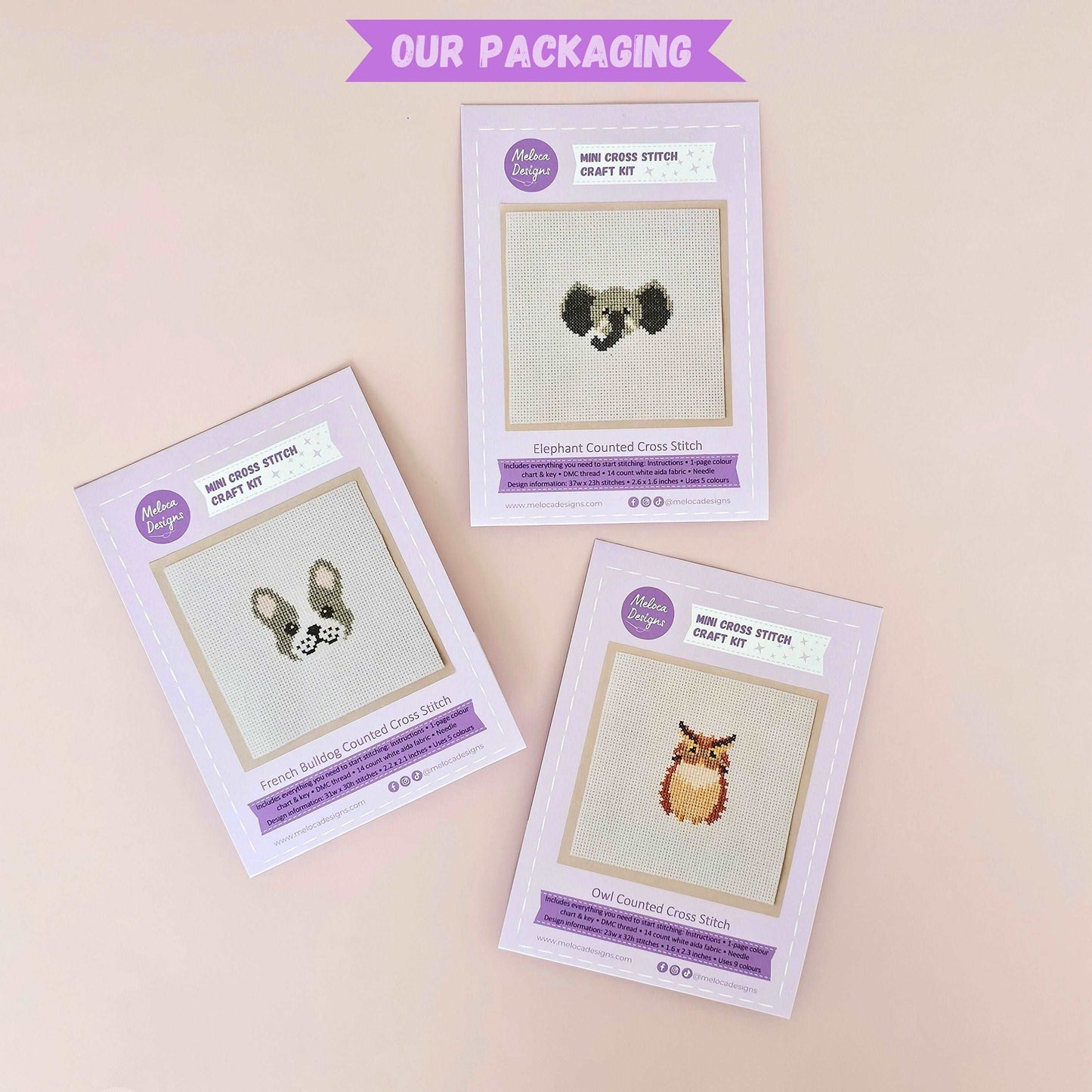 Bear Mini Counted Cross Stitch Kit