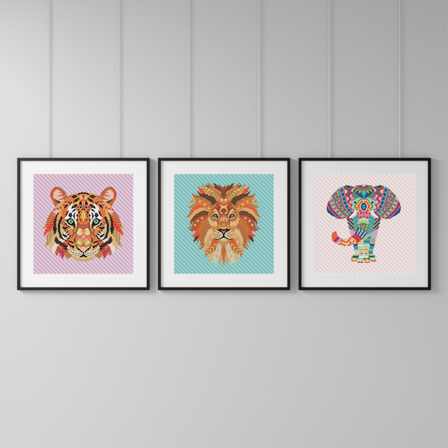 Mandala Lion Diamond Painting Kit