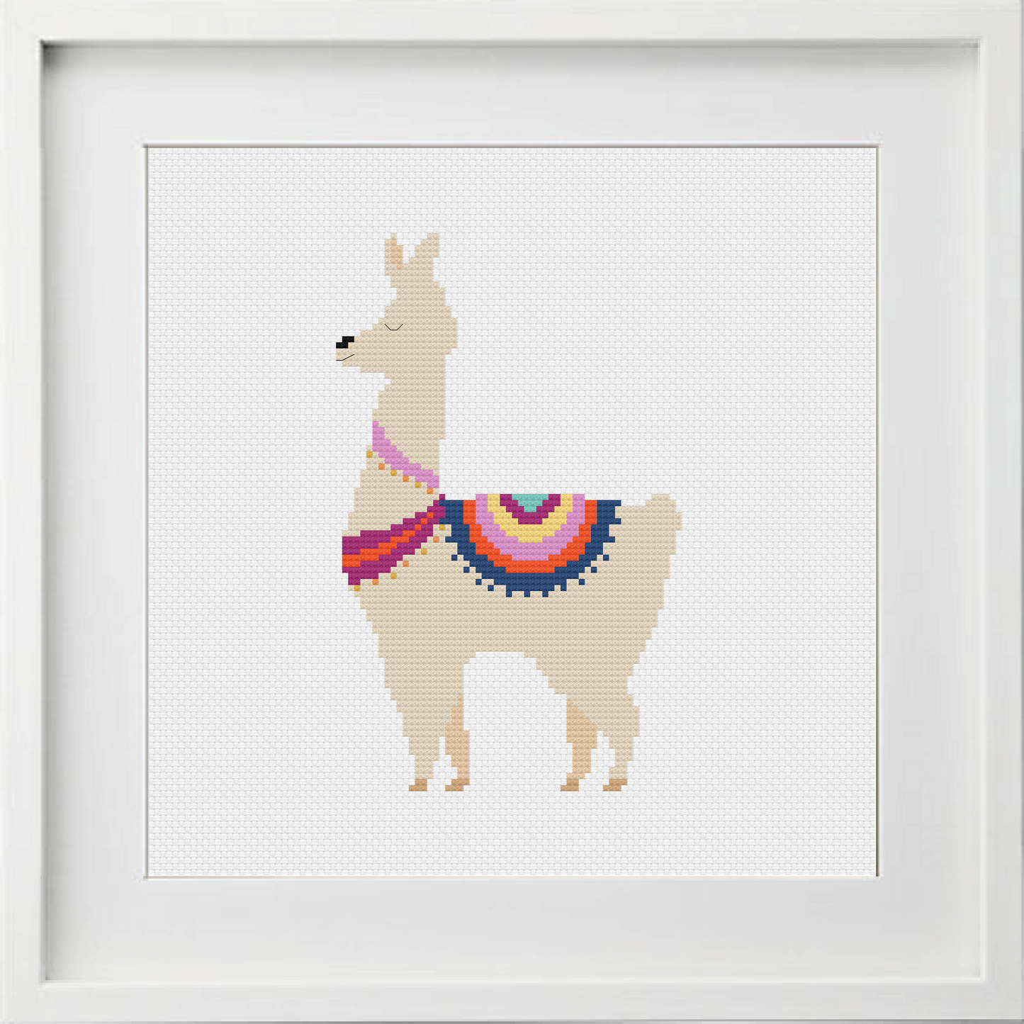 Llama Cross Stitch Pattern