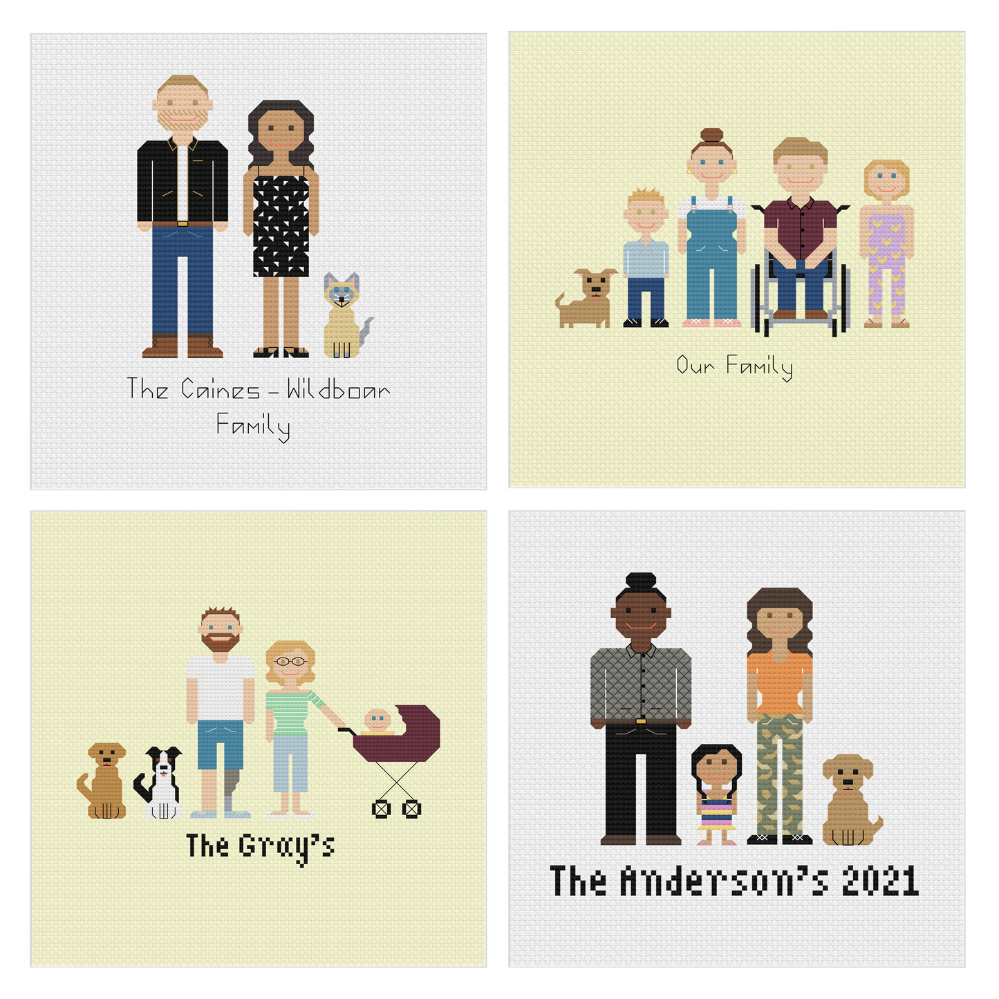Melocharacters - A Do-It-Yourself Custom Character Cross Stitch Pattern Ebook
