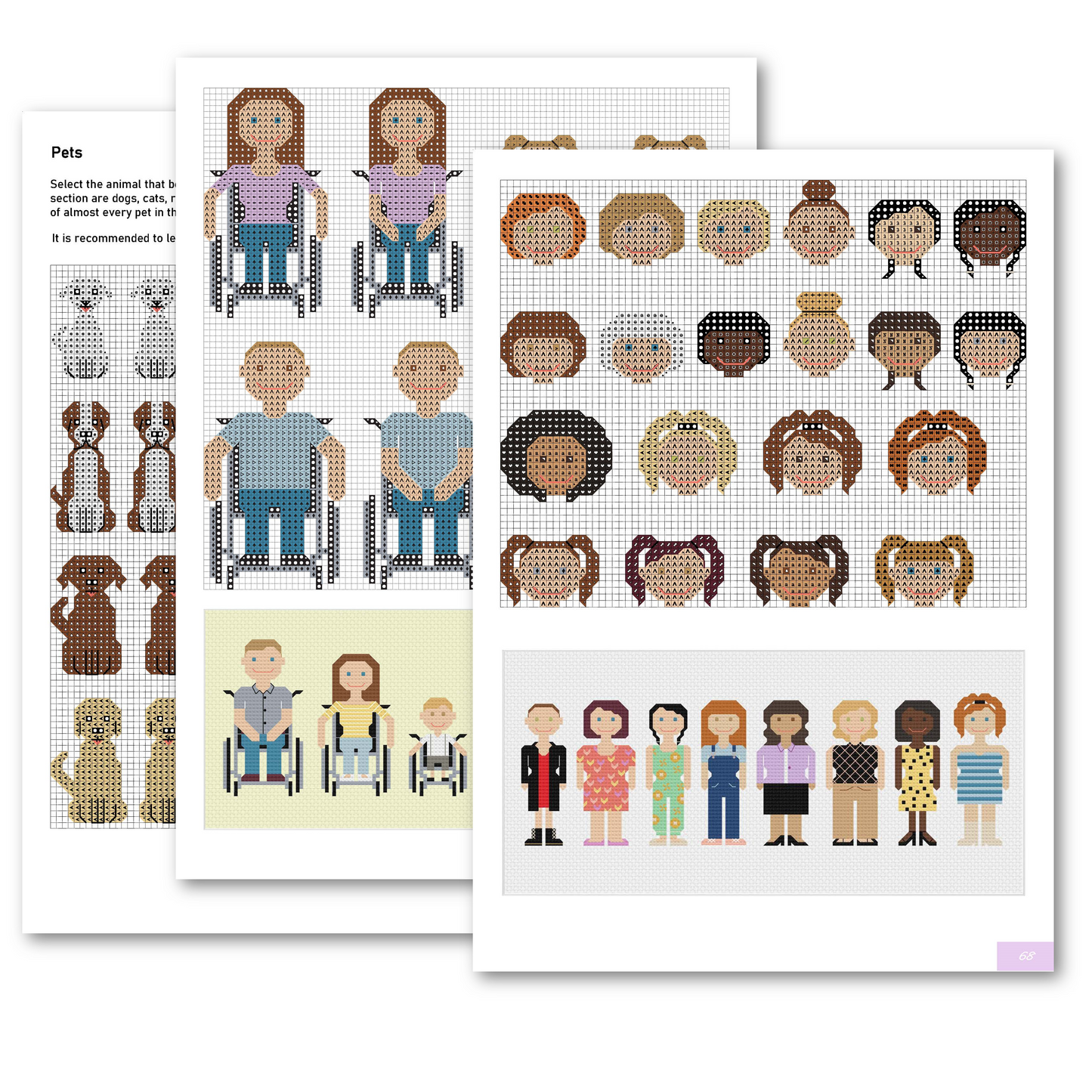 Melocharacters - A Do-It-Yourself Custom Character Cross Stitch Pattern Ebook