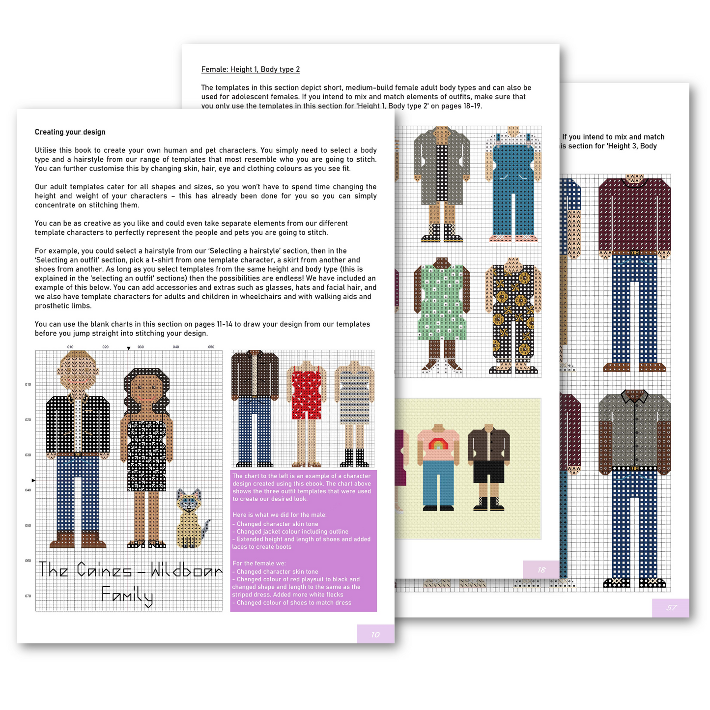 Melocharacters - A Do-It-Yourself Custom Character Cross Stitch Pattern Ebook