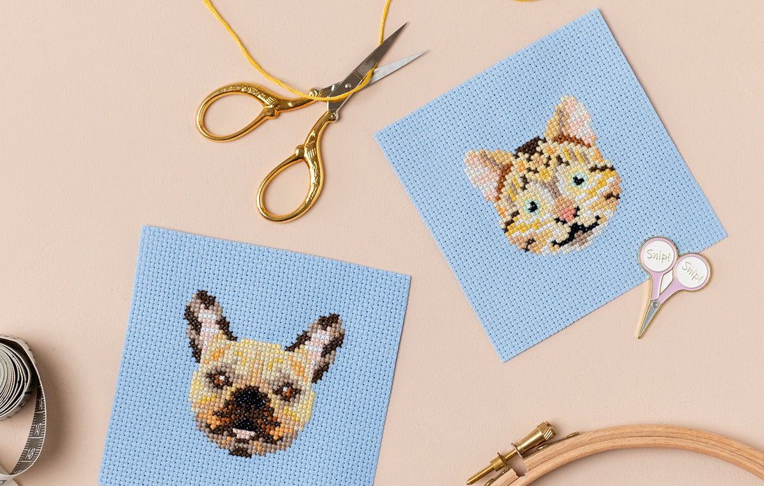 5 ultra-quick ‘n’ easy cross stitch kits and patterns for beginners