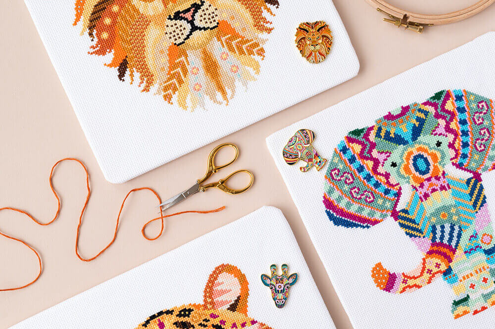 Animal Stitching 8 creative & colourful cross stitch patterns for animal lovers – Meloca ...