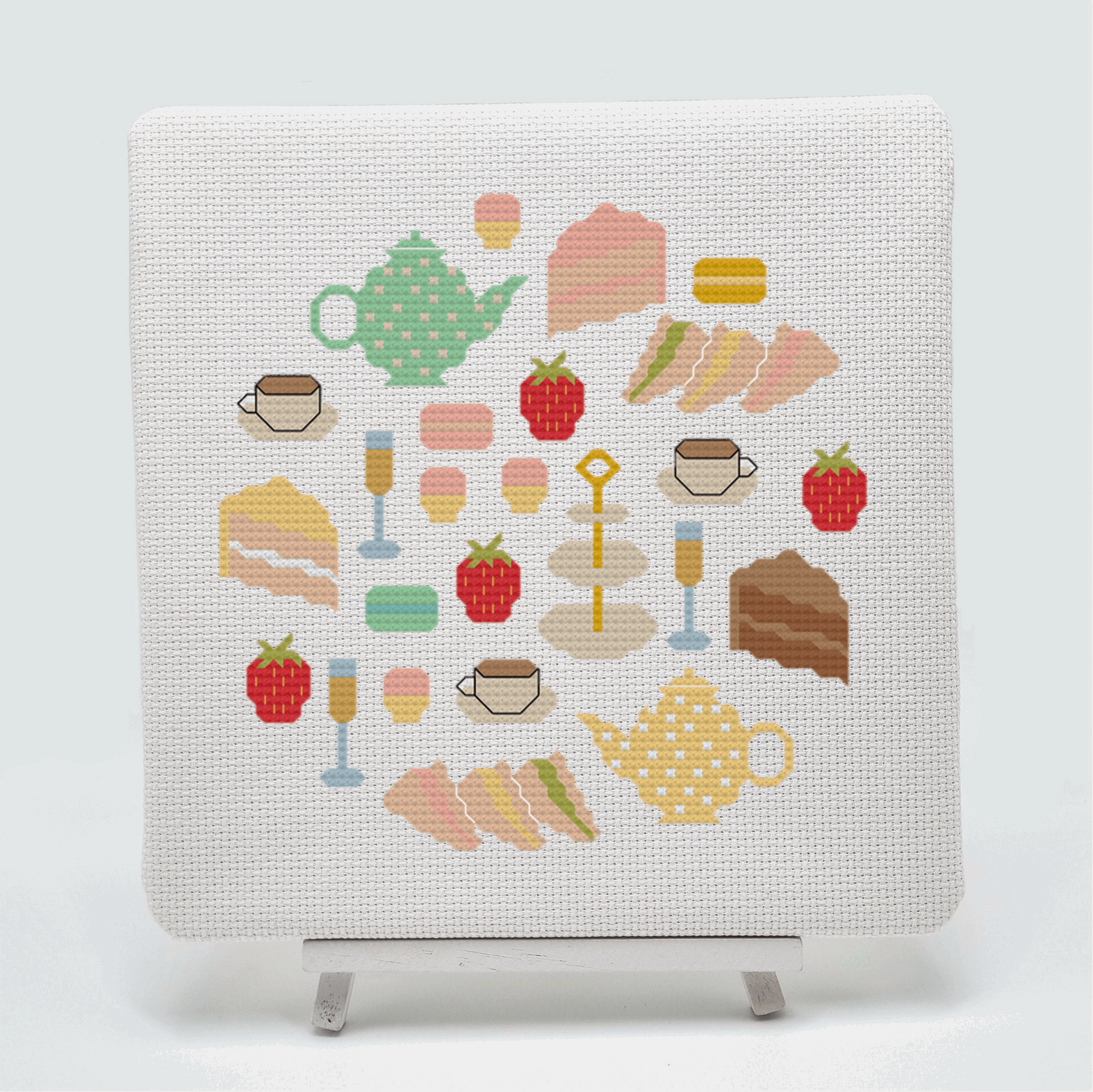 Afternoon Tea Cross Stitch Pattern