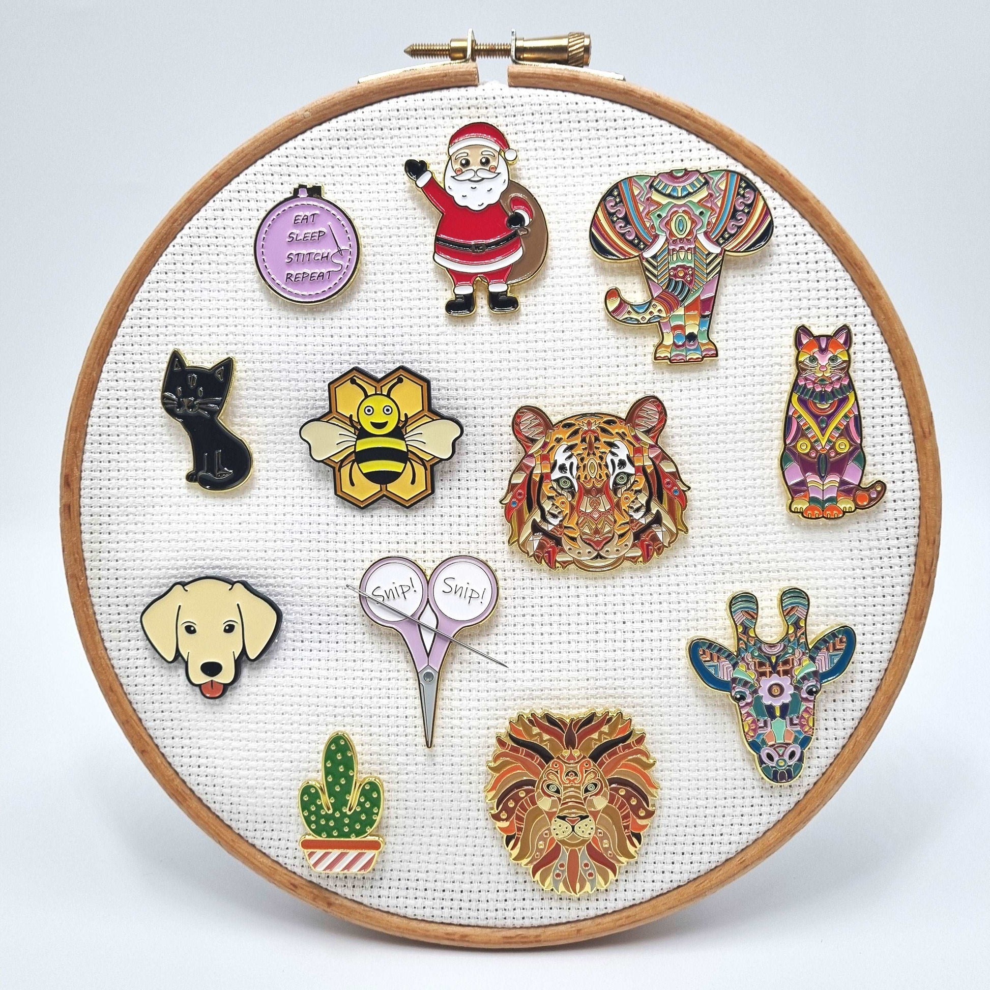 Jigsaw Cat Cross Stitch Kit