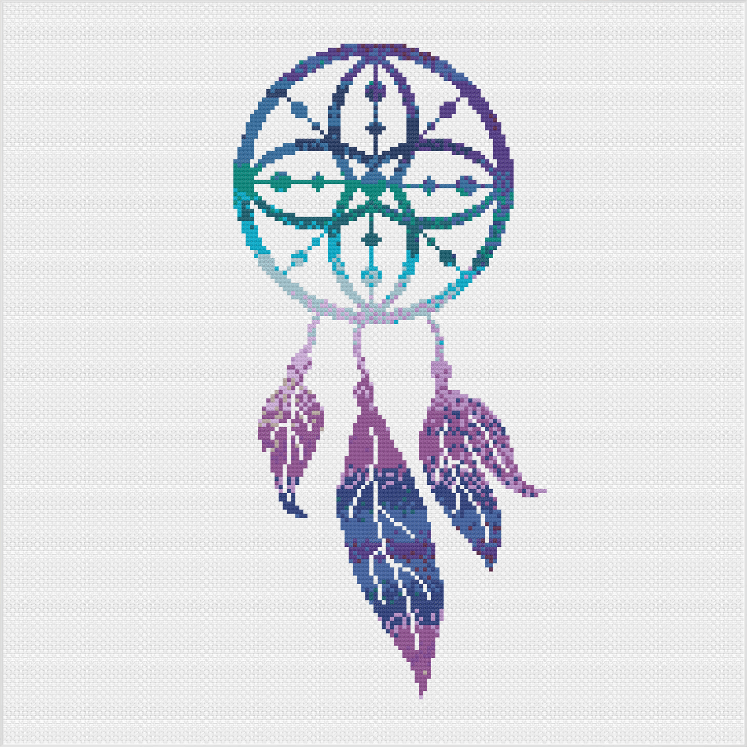 Dreamcatcher Cross Stitch Pattern