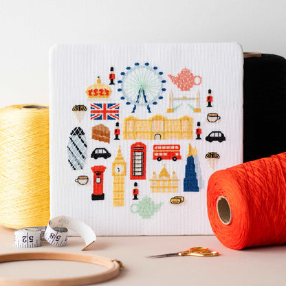 British Sampler Jubilee Cross Stitch Pattern
