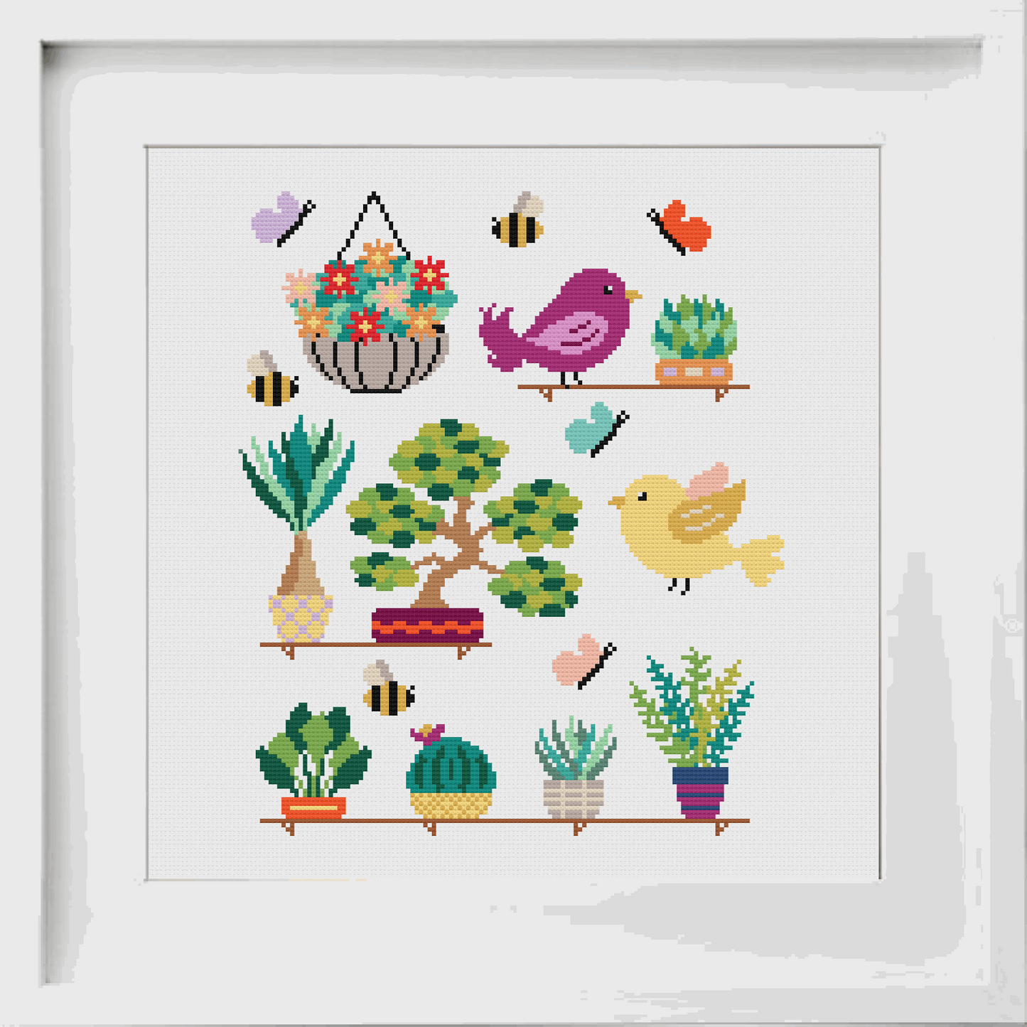 Cacti Cross Stitch Pattern