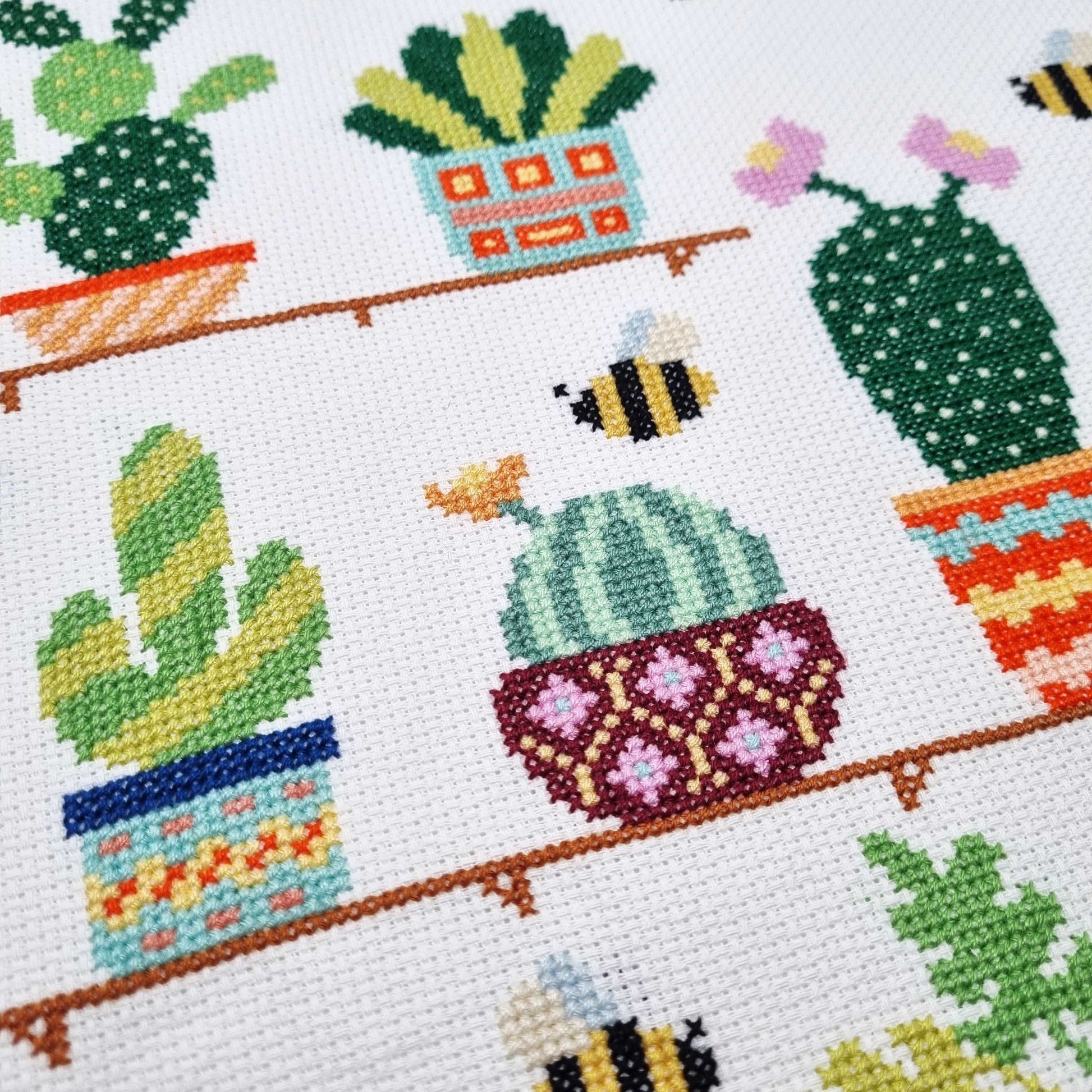 Cacti Cross Stitch Kit