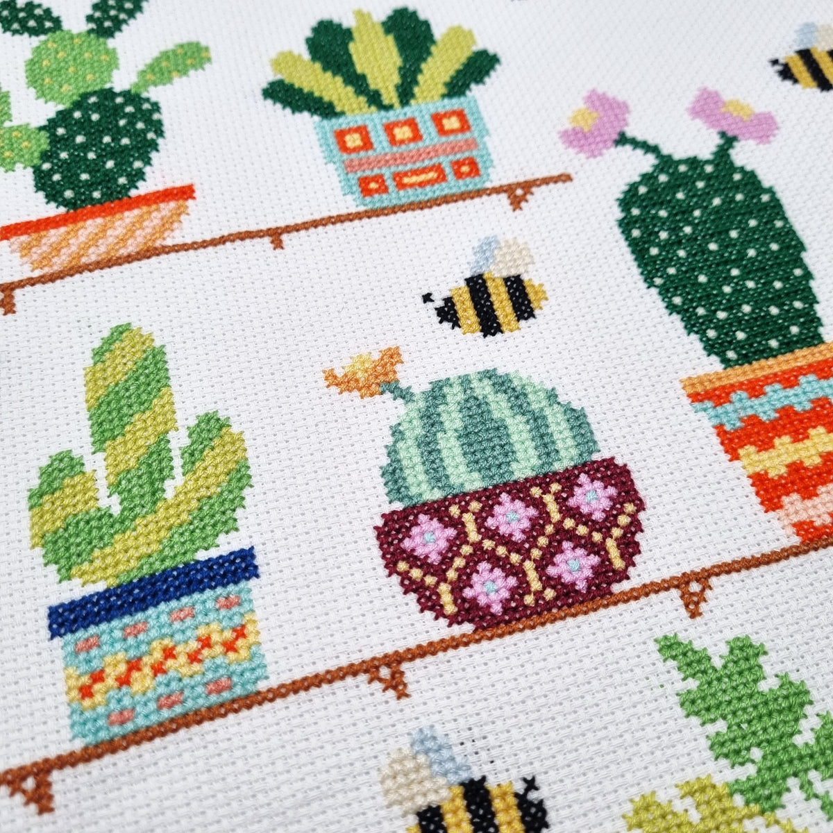 SECONDS Cacti Cross Stitch Kit
