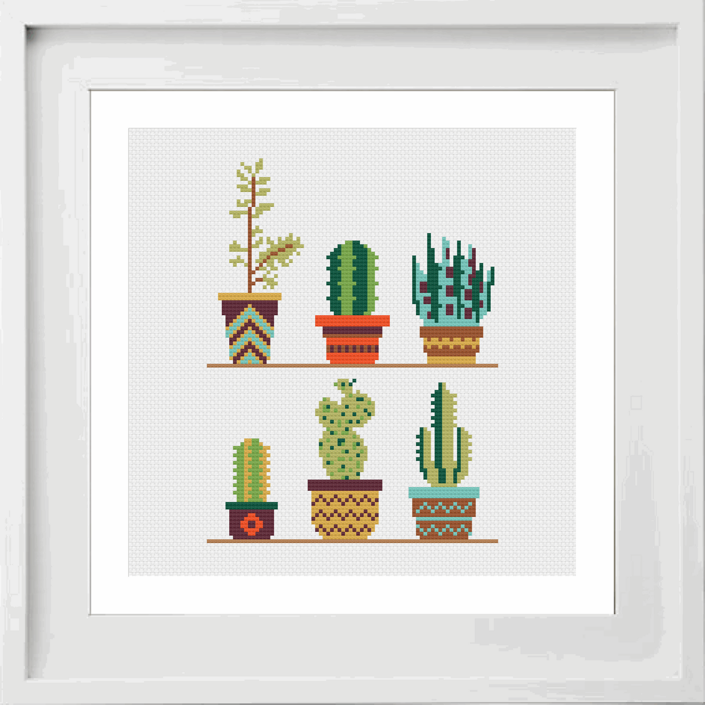 Cacti Cross Stitch Pattern