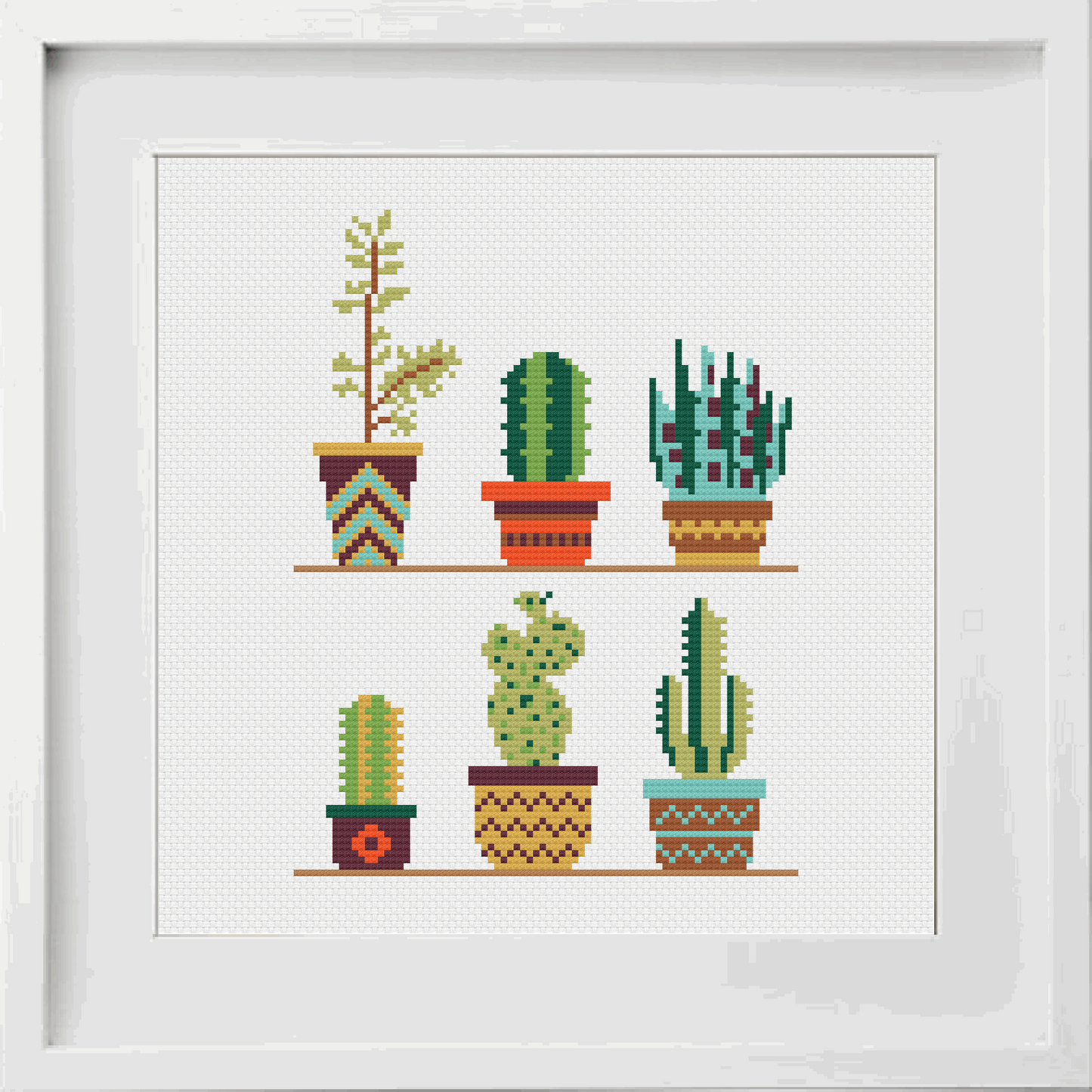 Cacti Cross Stitch Pattern