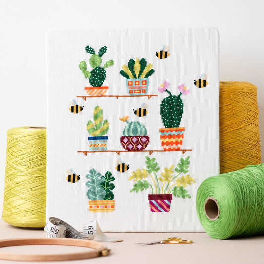 Cacti Cross Stitch Kit