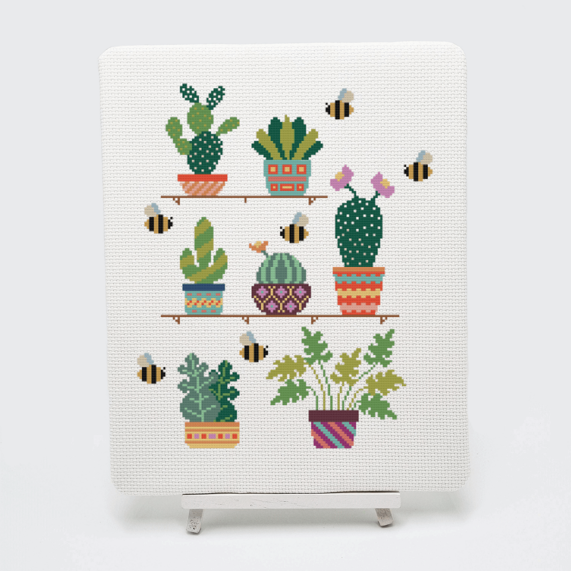 Cacti Cross Stitch Kit