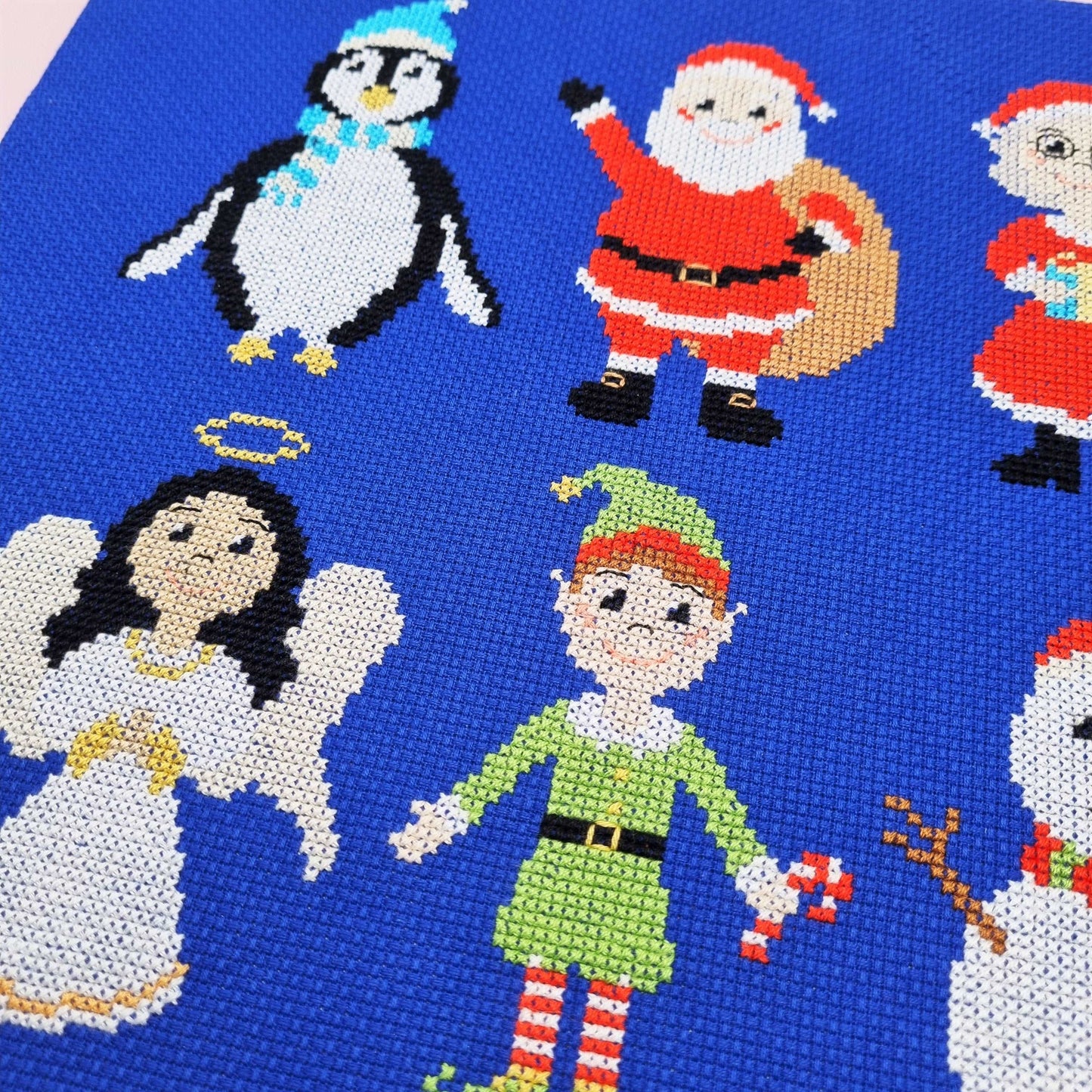 Christmas Characters Cross Stitch Pattern