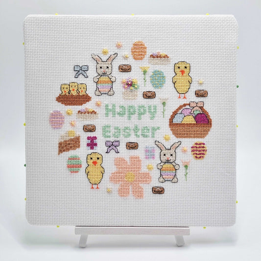 Easter Sampler Cross Stitch Pattern