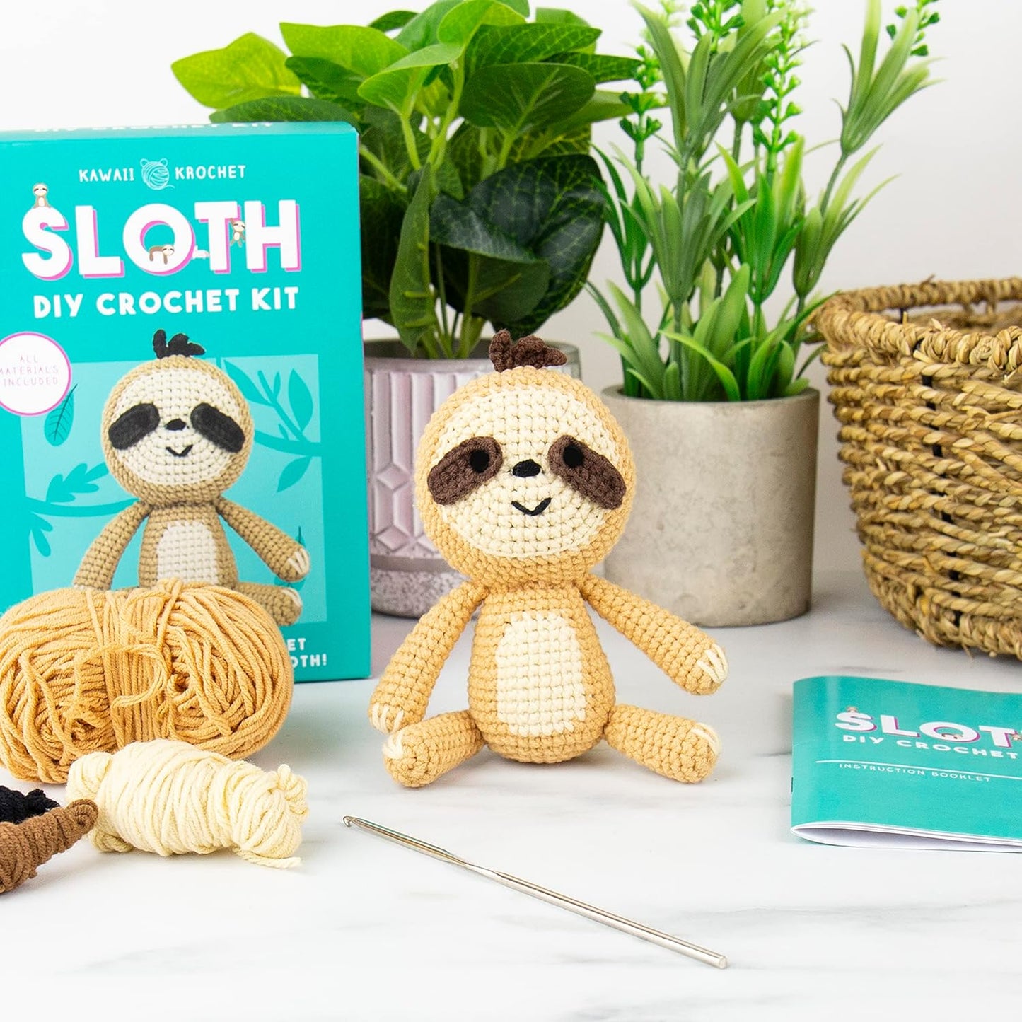 Sloth Crochet Kit