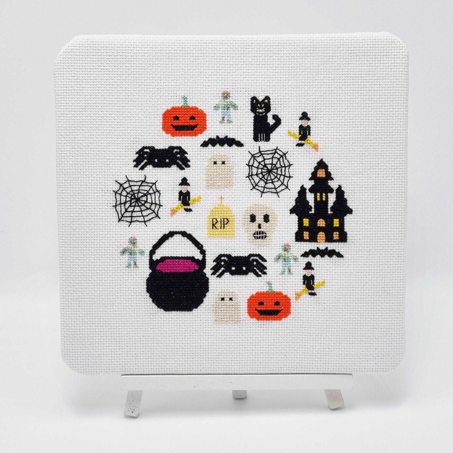 Halloween Sampler Cross Stitch Pattern