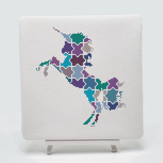 Jigsaw Unicorn Cross Stitch Kit