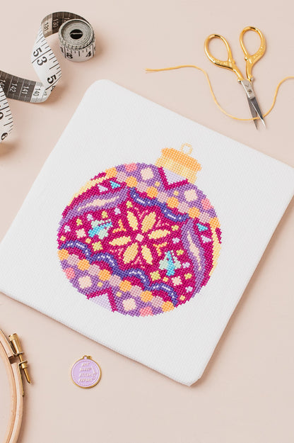 Mandala Bauble Cross Stitch Pattern
