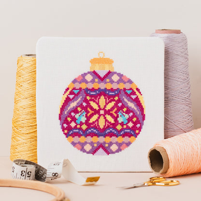 Mandala Bauble Cross Stitch Pattern