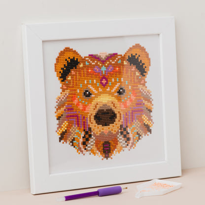 Mandala Bear Diamond Painting Kit