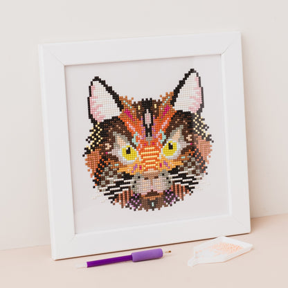 Mandala Black Cat Diamond Painting Kit