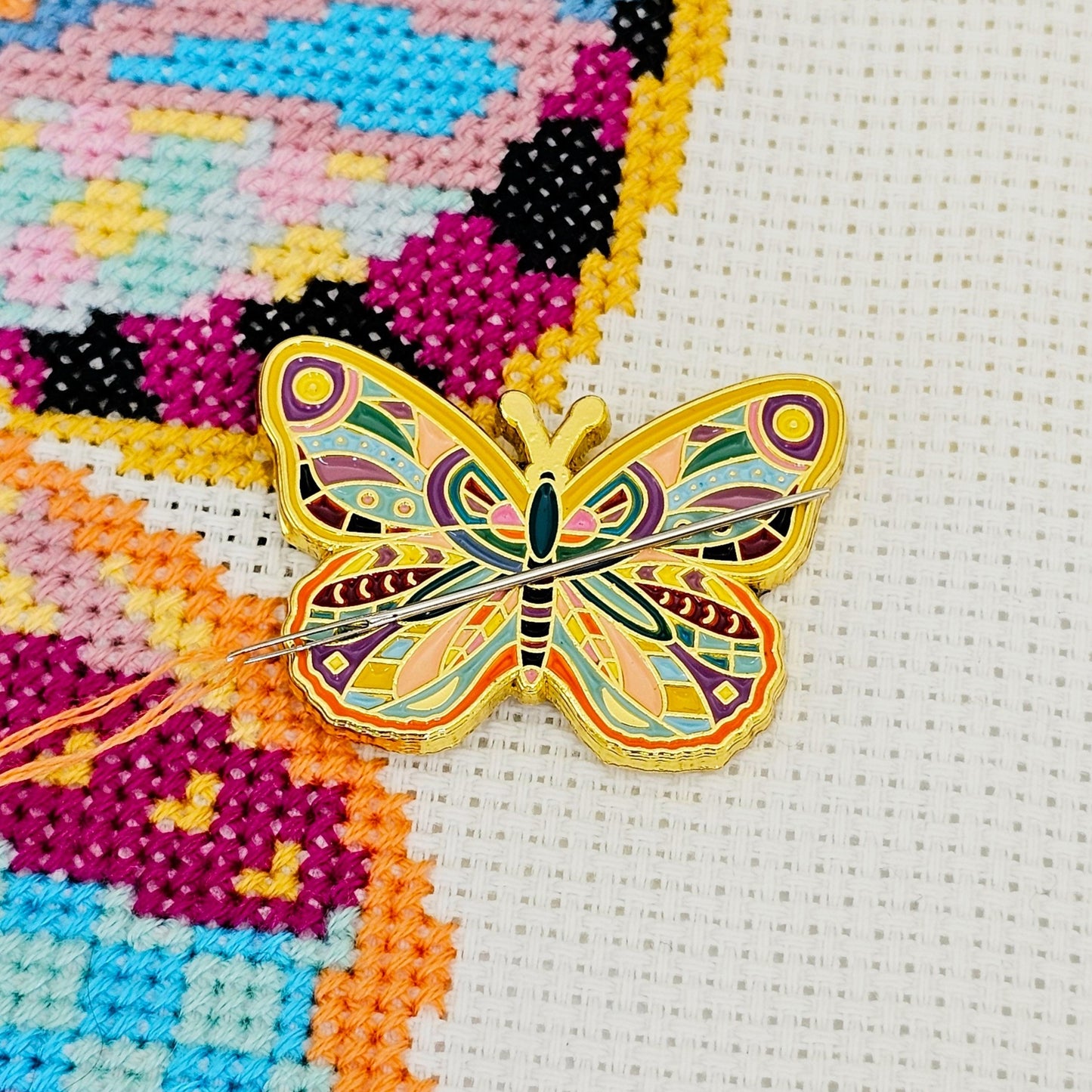 Mandala Butterfly Counted Cross Stitch Kit