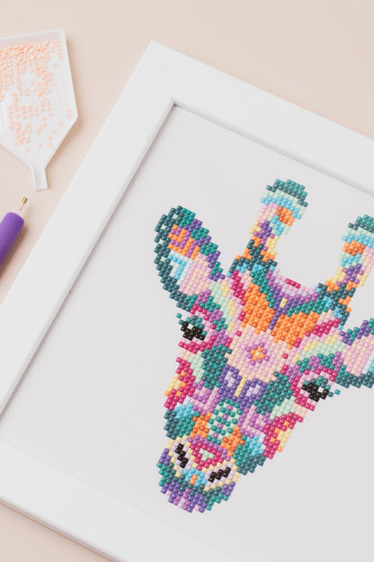 Mandala Giraffe Diamond Painting Kit