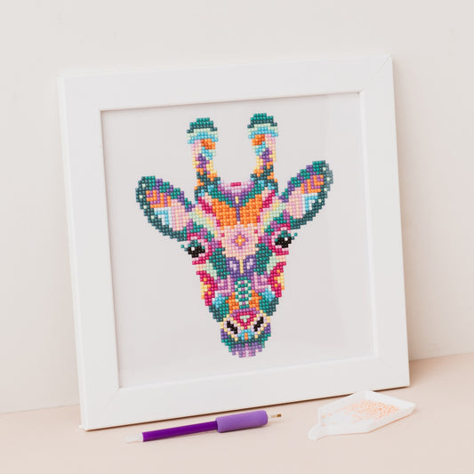 Mandala Giraffe Diamond Painting Kit