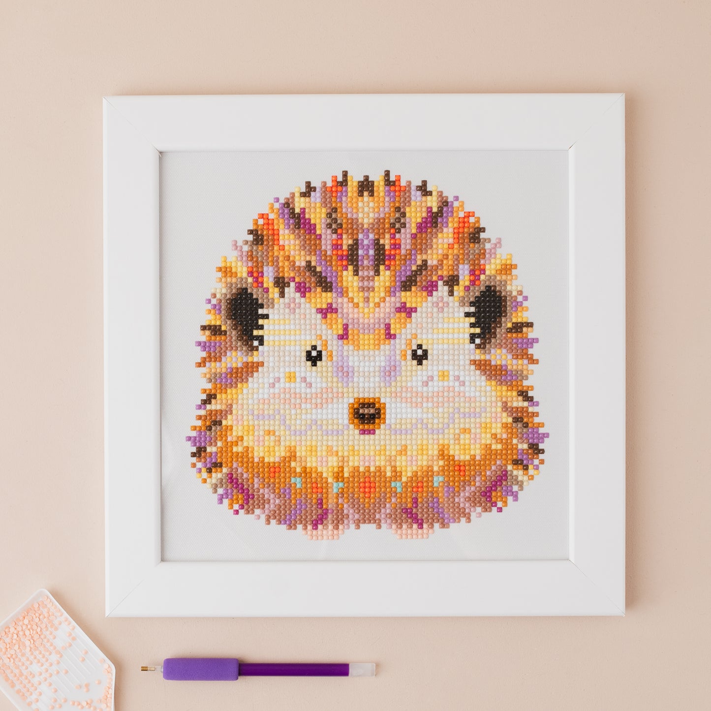 Mandala Hedgehog Diamond Painting Kit