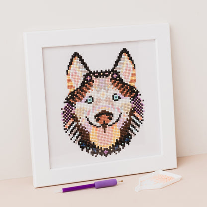 Mandala Husky Diamond Painting Kit