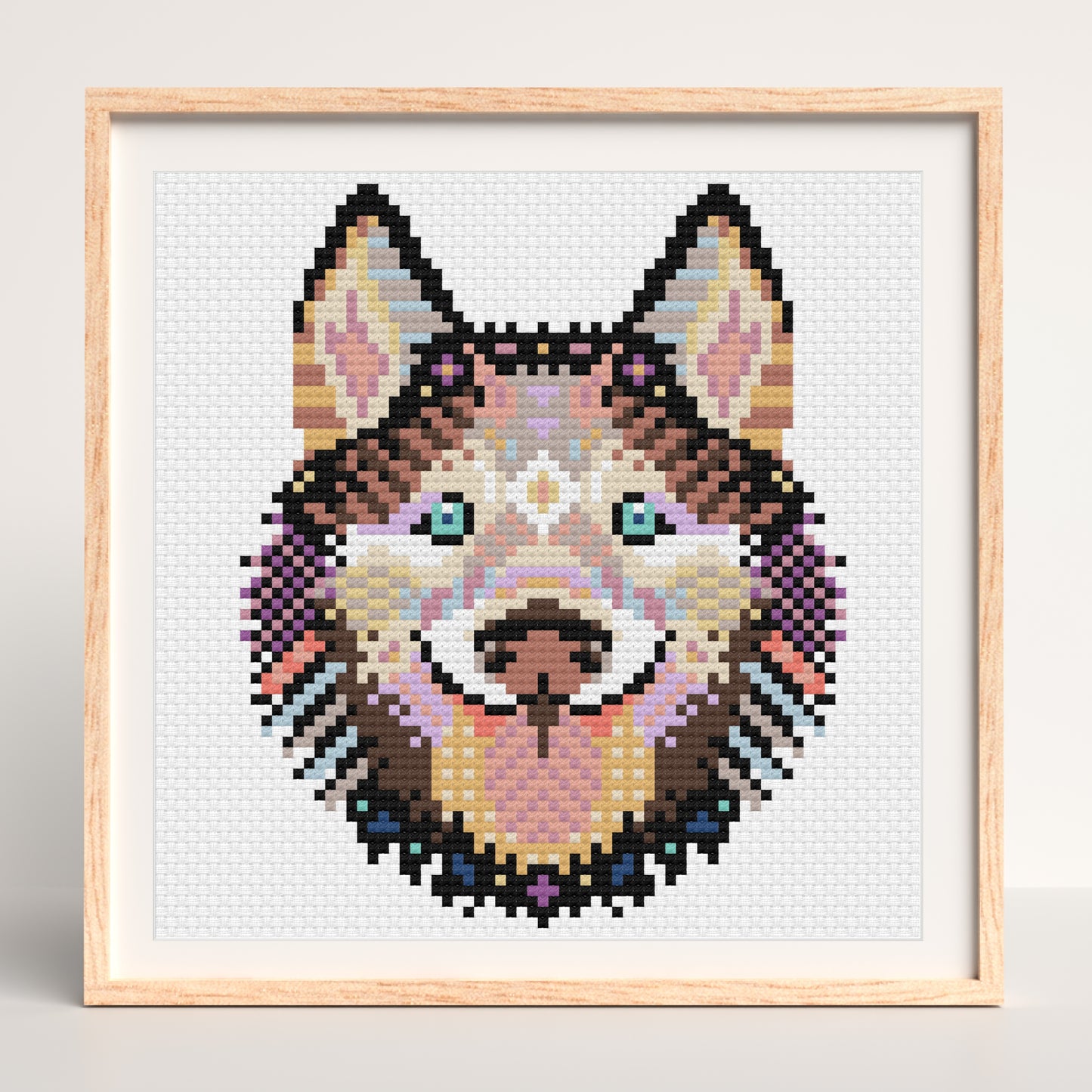 Mandala Husky Diamond Painting Kit