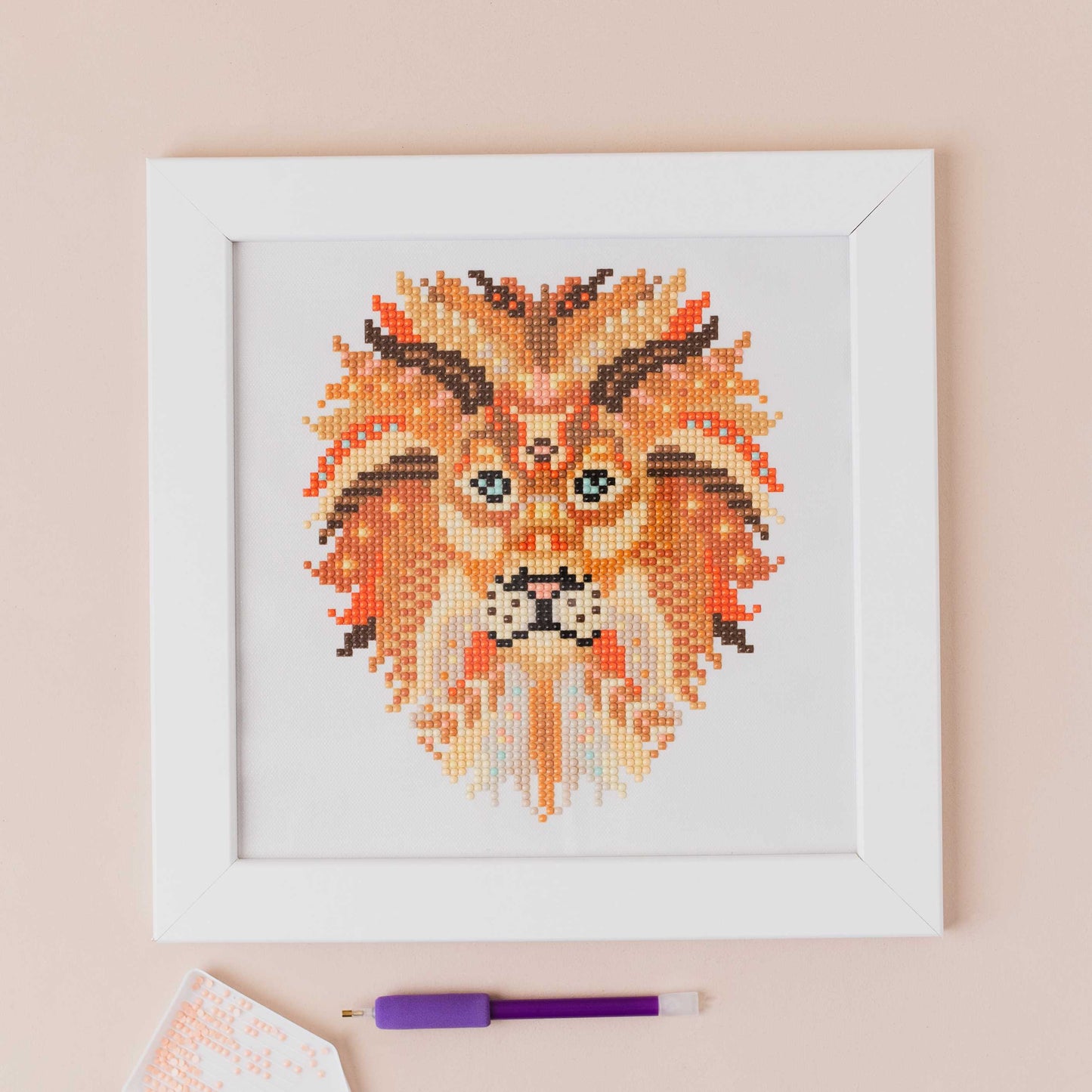 Mandala Lion Diamond Painting Kit