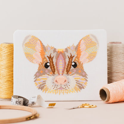 Mandala Mouse Cross Stitch Pattern