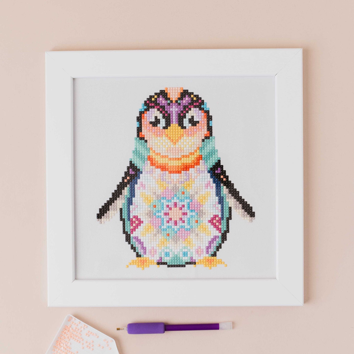 Mandala Penguin Diamond Painting Kit