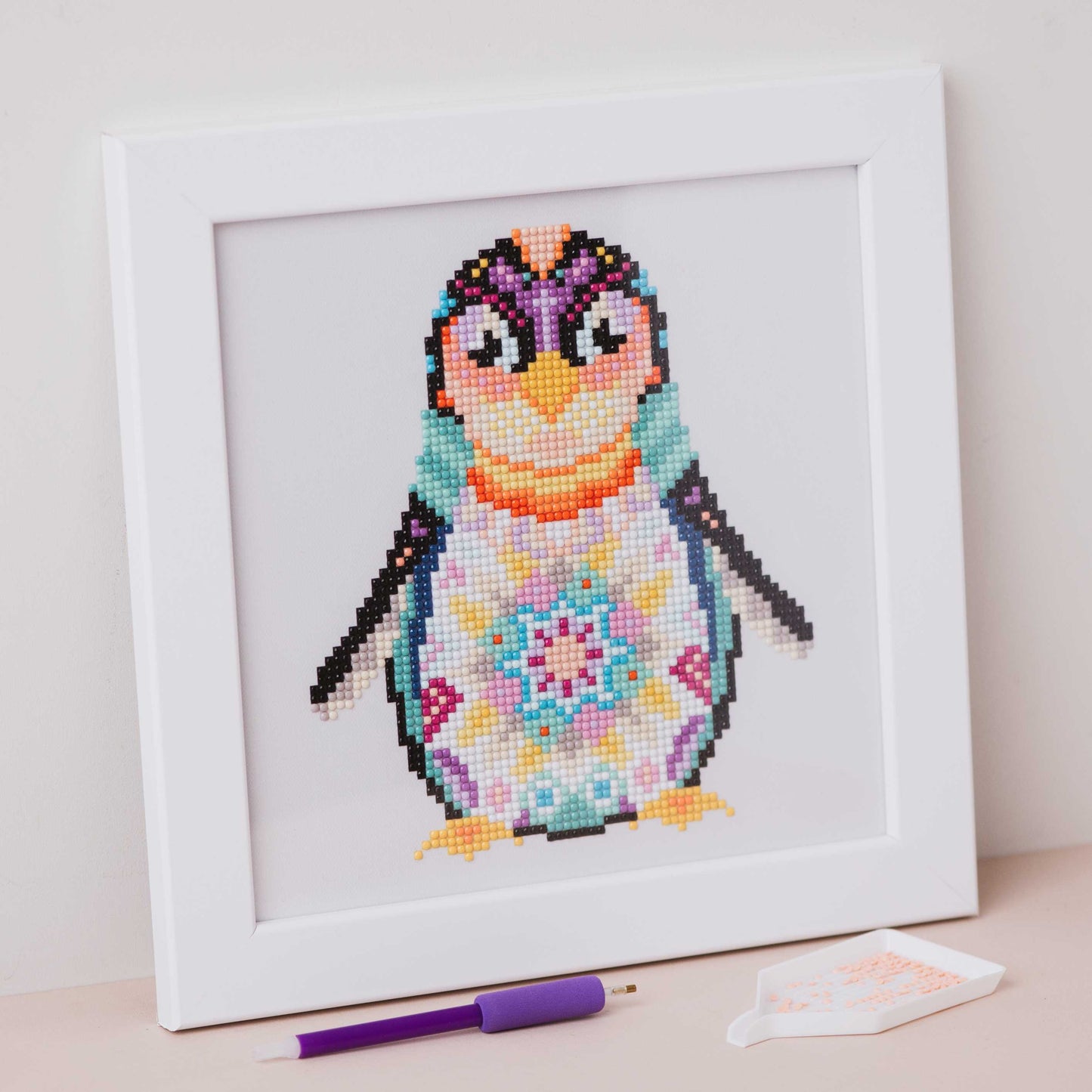 Mandala Penguin Diamond Painting Kit