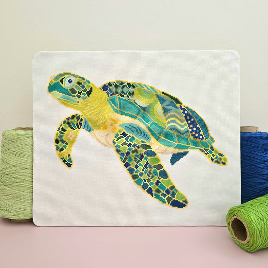 Mandala Sea Turtle Counted Cross Stitch Kit