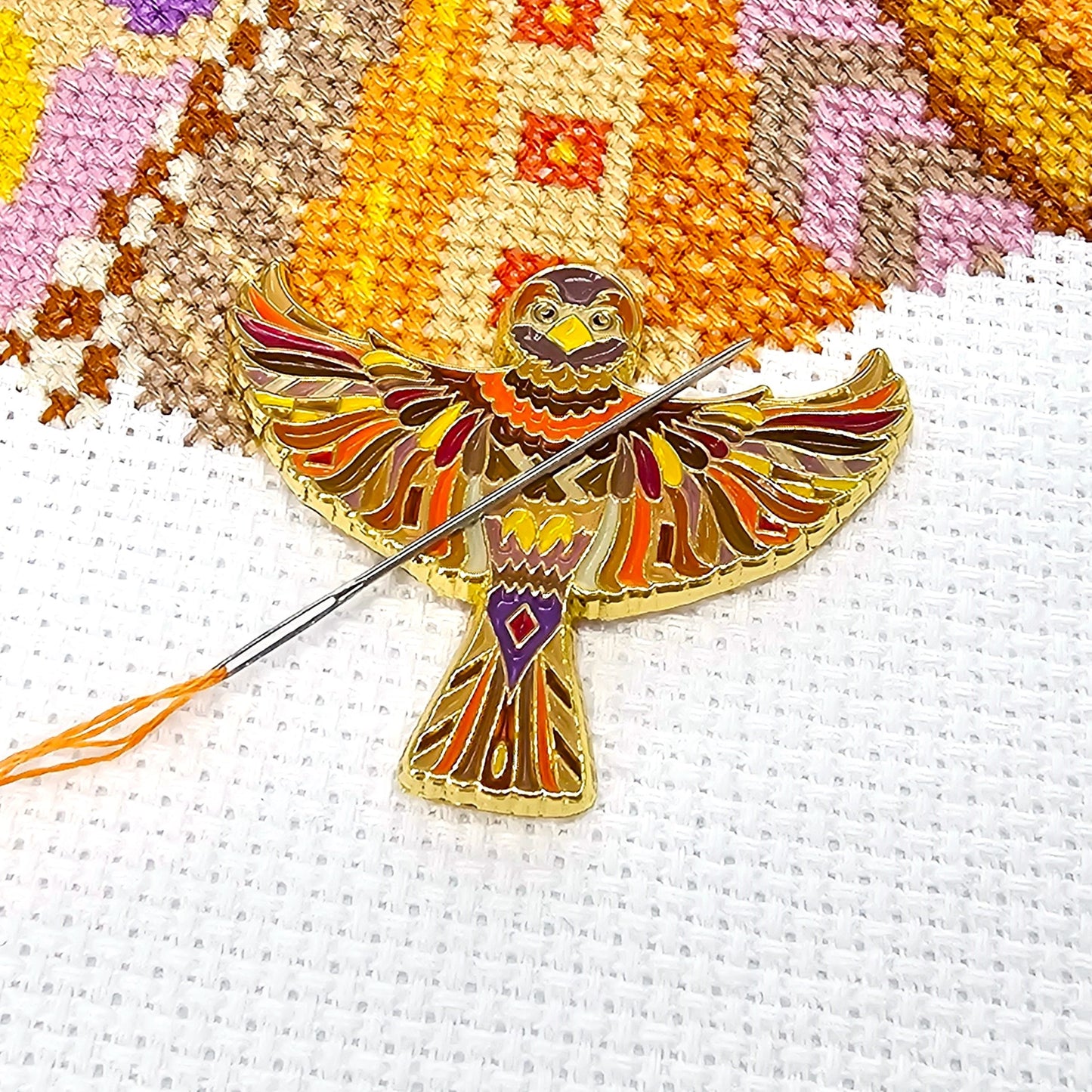 Mandala Sparrow Counted Cross Stitch Kit