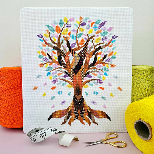 Mandala Tree Counted Cross Stitch Kit