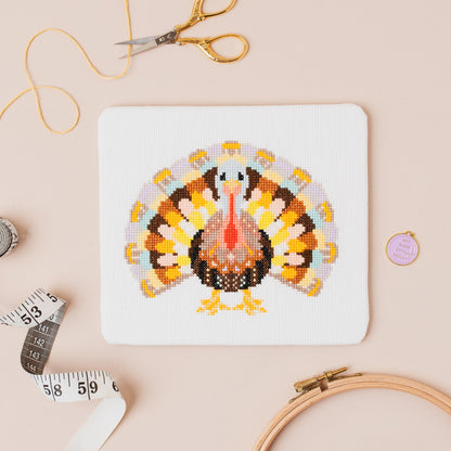 Mandala Turkey Counted Cross Stitch Kit