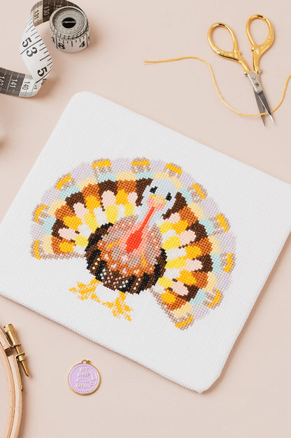Mandala Turkey Counted Cross Stitch Kit
